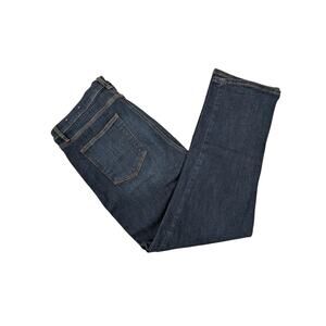 Women's LOFT Boyfriend Dark Blue Jeans Size 14
